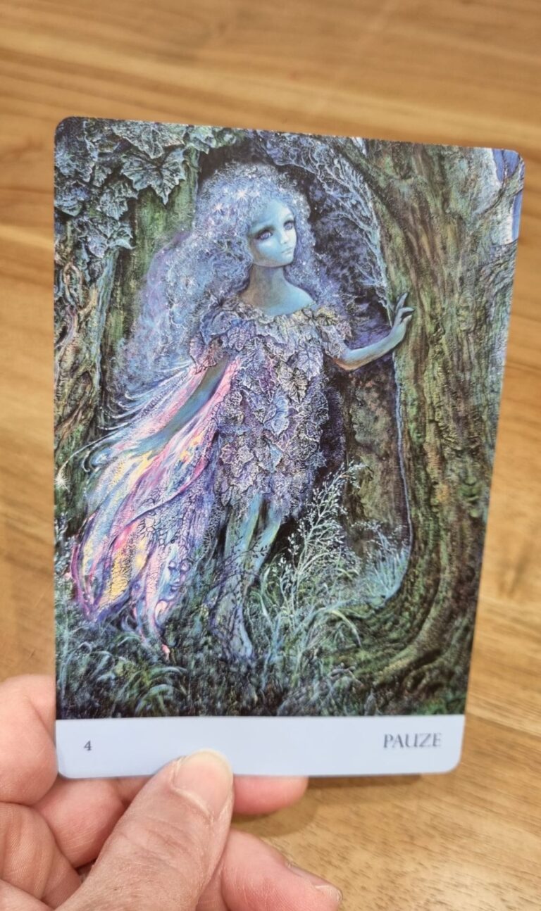 Orakelkaart met de tekst pauze